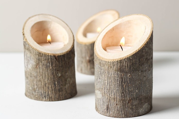 add candles to home for rustic look