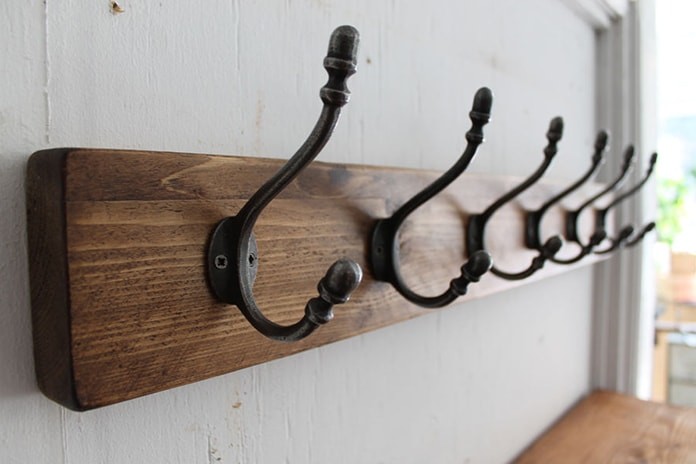 garments hook for a rustic home