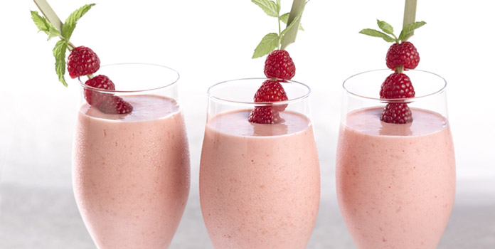 Fresh Raspberry Smoothie for weight lose