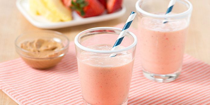 The Strawberry-Peanut Butter Smoothie for weight lose
