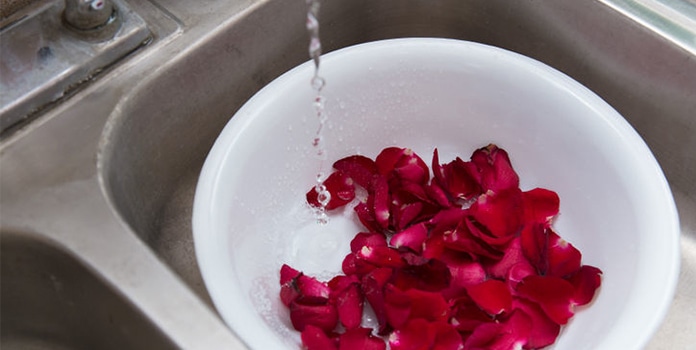 diy rose water method #1