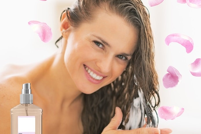 hair care with rose water