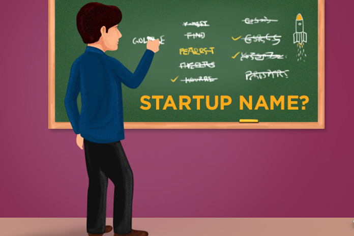 how to name a startup
