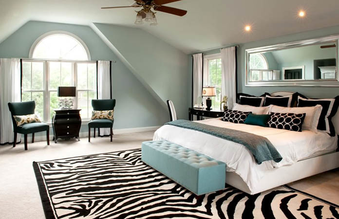 Zebra Pattern Rug