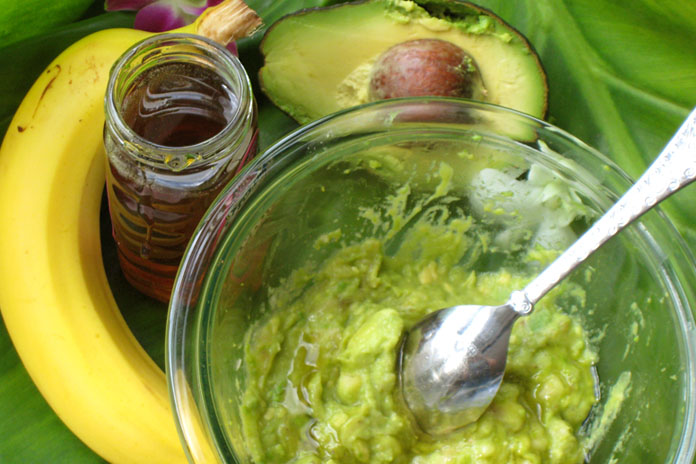 Avocado hair mask