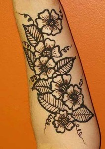 An Arm Mehndi Tattoo