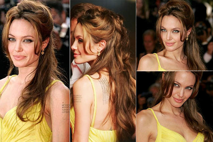 Angelina Jolie hairstyles