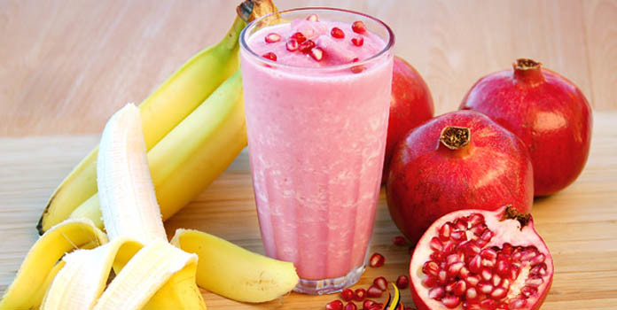 Banana Pomegranate Smoothie