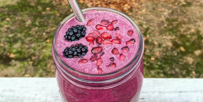 Blueberry Pomegranate Smoothie