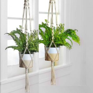 macrame flower pot holder