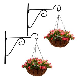 leafy plant hangers for flower pots