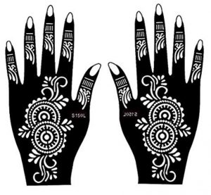 Use Ivana's - Henna Stencils To Get Instant Mehndi Design For Fingers 