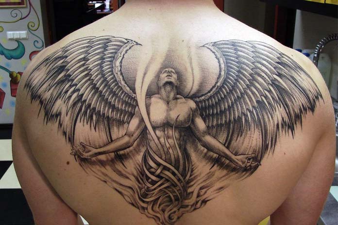 Guardian Angels Tattoo Designs  Beautiful Drawing Of An Angel HD Png  Download  vhv