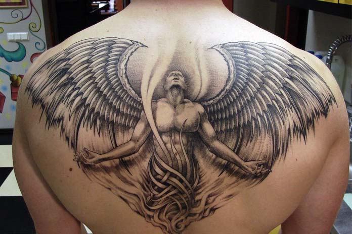 Angel tattoos