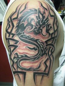 Another Celtic Dragon Tattoo