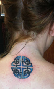 Another Celtic neck tattoo