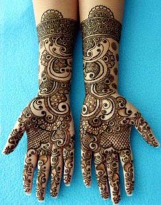 Arabic Mehndi Design with a Twist