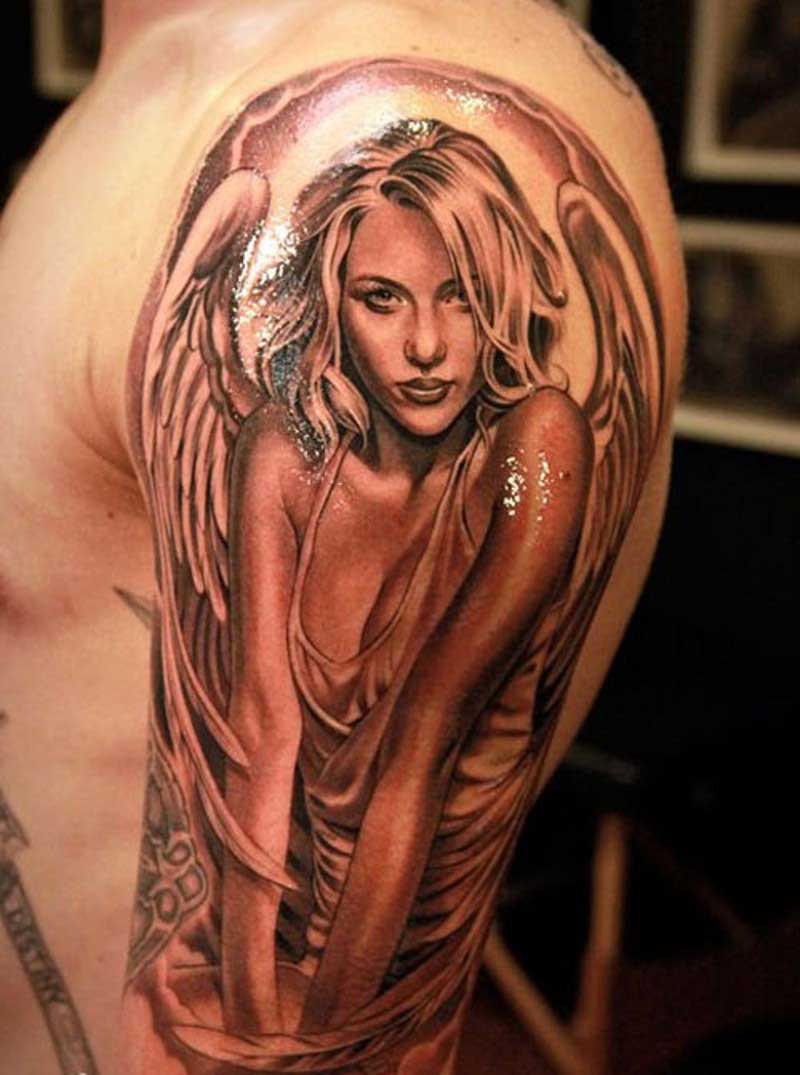Amazing Angel Tattoos with Strong Message