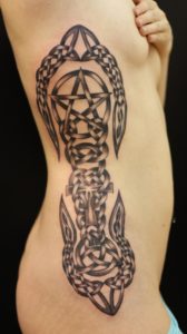 Celtic chain tattoo