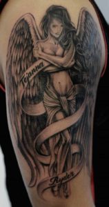 Delicate Angel Tattoo