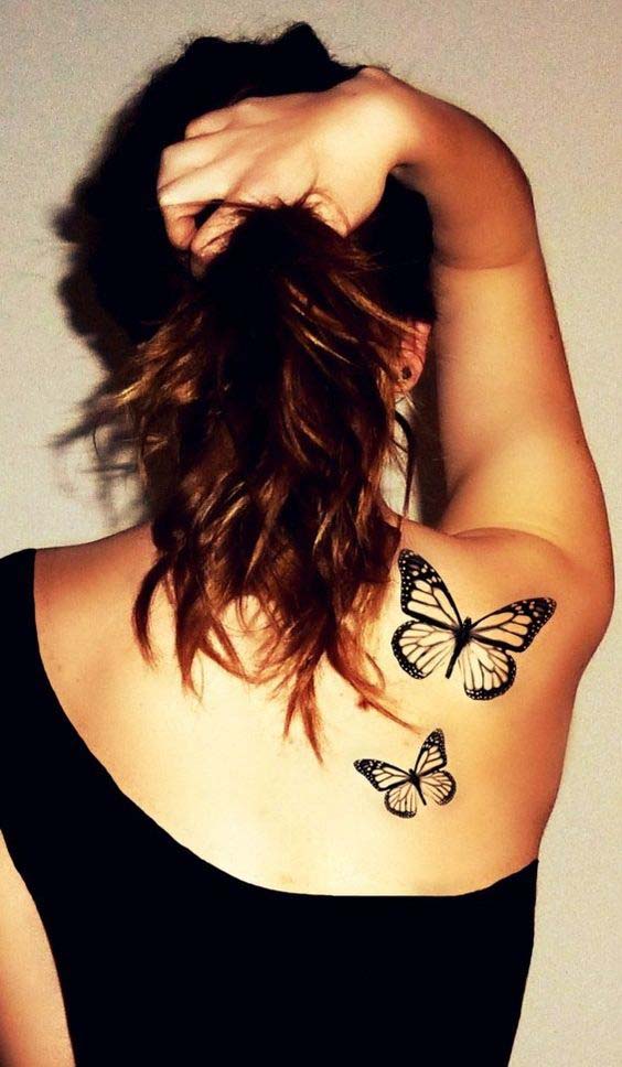 Show Off Your Style  Simple Butterfly Tattoos