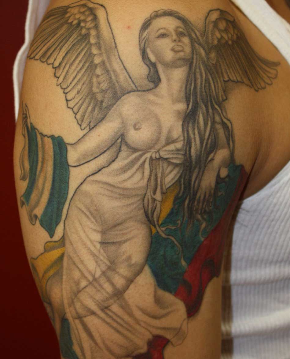 Naughty Angel Tattoo