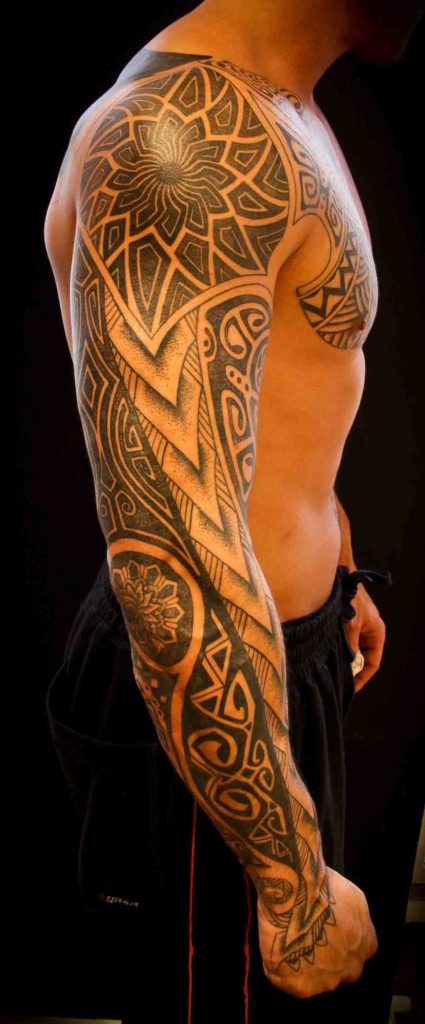 Polynesian Sun Tattoo