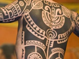 Tribal Mask Tattoo