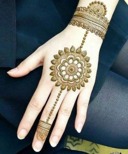 Peacock Pattern Pakistani Mehndi Designs