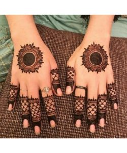 Pakistani Tikki Mehndi Design