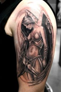 Warrior Angel tattoo