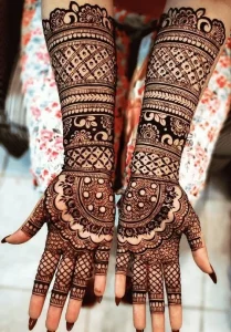Arabic Mehndi Design with a Twist