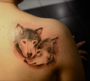Cool Wolf Tattoos for Arms