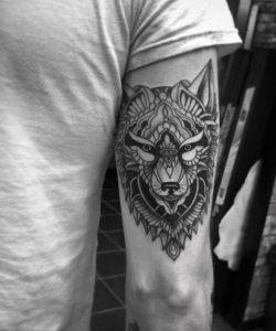 Magnificent Tattoo Wolf