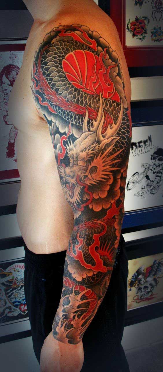 50 Beautiful Black and Red Tattoos Designs  Ideas  Tattoo Me Now