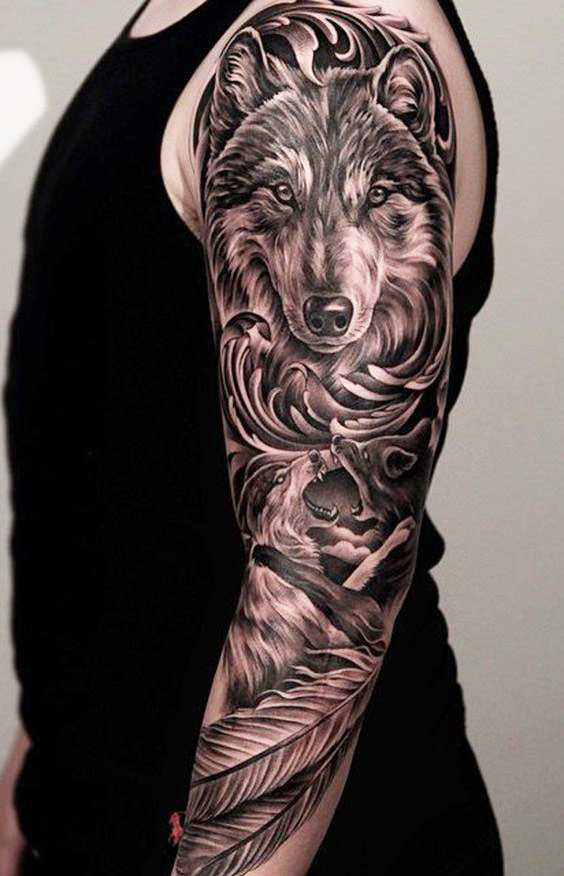 30 Wolf Tattoo Design Ideas And The Meaning Behind Them  Saved Tattoo