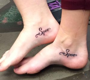 Matching sister tattoo