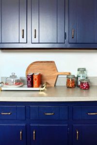 classic blue kitchen cabinets