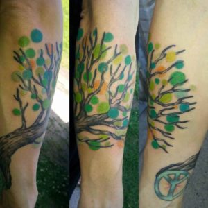 nature art tattoo