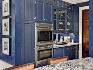 novel navy blue kitchen