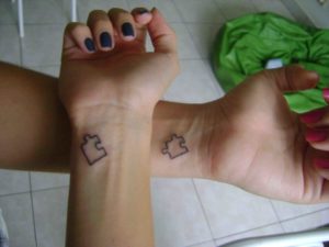 puzzle sister tattoo