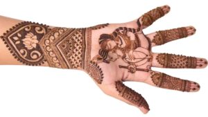 Radha Krishna Designer Mehndi