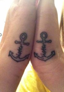 sister bond tattoo