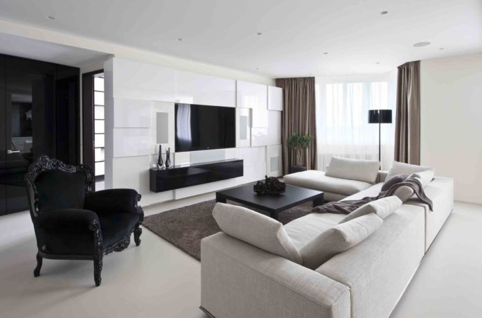 beautiful-black-in-white-living-room