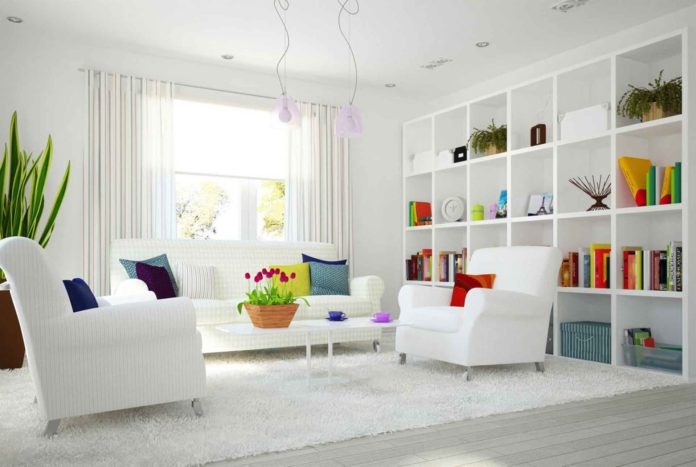 colorful-white-living-room