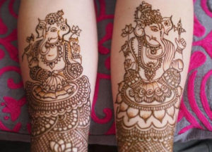 Double Ganesh Mehndi