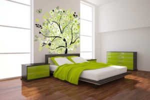 gorgeous-green-bedroom-wallpaper