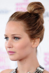 jennifer-lawrence-top-knot-hair-style