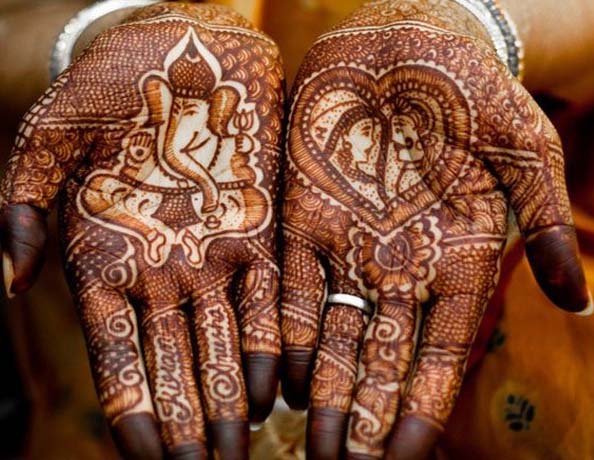 Image result for ganpati bappa mehndi designs