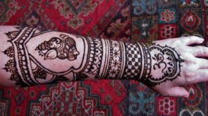 Magnificent mehndi of Ganesh